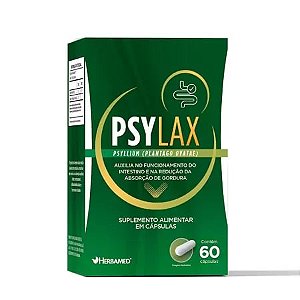 PsyLax (Psyllium) - 60 cápsulas