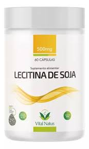 Lecitina de Soja - 60 cápsulas