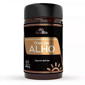Óleo de Alho - 60 cápsulas