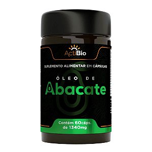 Óleo de Abacate - 60 cápsulas