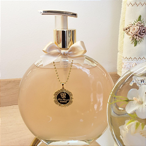 Sabonete Líquido Conforto e Elegância Vidro Luxo 550ml Lidi Gurgel