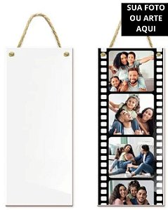 Quadro Azulejo 4x Fotos 10x30cm Personalizado Foto Ou Arte