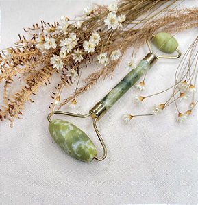 Roller de Jade Massageador Facial