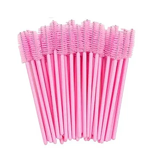 Escovinha de Sobrancelhas Rosa 50un