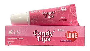 Hidratante Labial Candy Lips Love Isis