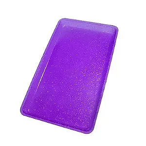Bandeja Autoclavável Pequena com Glitter Roxo