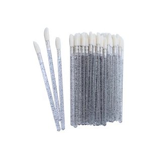 Aplicador de Gloss Glitter Preto 50un