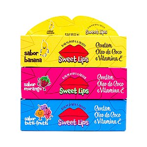 Lip Balm Sweet Lips Hidratante Labial Safira