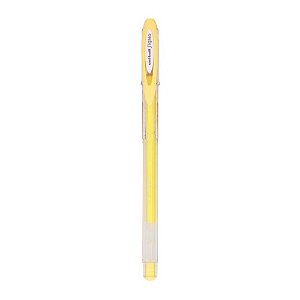 Caneta em Gel Amarela Uniball Signo 0,7mm