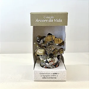 Mini Árvore Olho de Tigre - Coleção Árvore da Vida