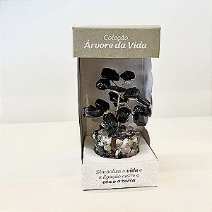 Mini Árvore Turmalina Negra - Coleção Árvore da Vida