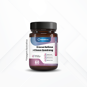 Cissus Quadrangularis + Crocus sativus - (Emagrecedor)