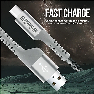 Cabo Orbit - Tipo C / USB-A - SPACE