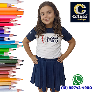CAMISETA ESCOLAR ESQUEMA ÚNICO POLIEDRO