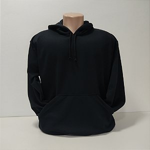 Moletom Canguru Preto Unissex