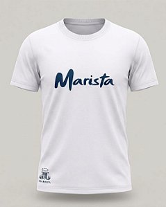Camiseta Escolar Marista Branca