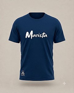 Camiseta Escolar Marista Azul