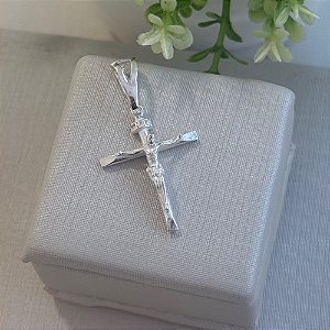 Pingente Cruz Cristo Ponta
