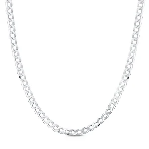 Corrente de Prata 925 Grumet 4mm 70cm