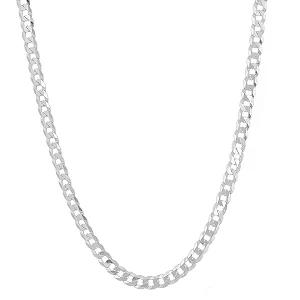 Corrente de Prata 925 Grumet 5mm 80cm