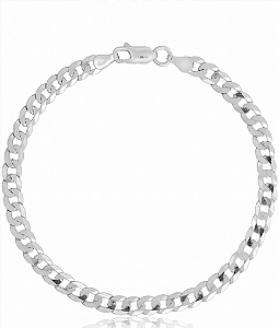 Pulseira de Prata 925 Grumet 5mm