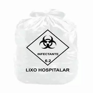Saco para Lixo Hospitalar / Infectante 50LT com 100UNDS – Health Clean