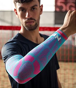 Protetor de Braço Rosa e Azul Piscina – N1 Sport