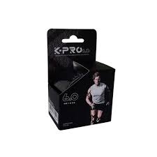 Bandagem Elastica Adesiva Tipo Kenisio Preta 5CM X 6M 6.0 - K-Pro