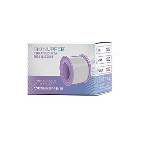 Curativo Fita de Silicone Transparente 2,5CM X 1,5M - Skinupper