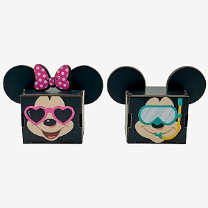 Mini Cubo Pool Party Minnie e Mickey