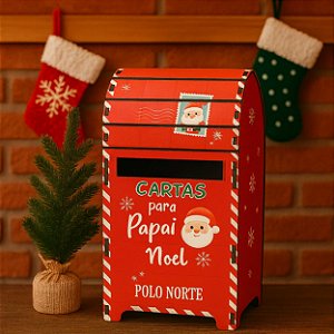 Correio de Natal em MDF