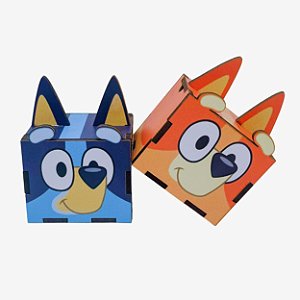 Mini Cubo Bluey e Bingo