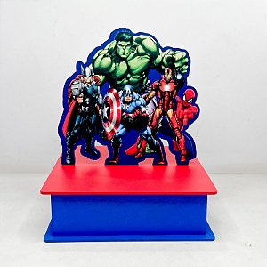 Caixa Personalizada Vingadores