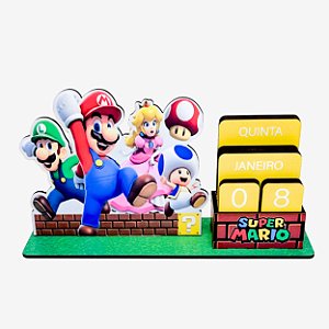 Calendário Permanente Super Mario