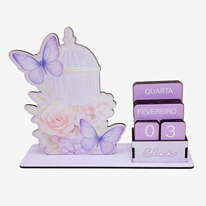 Calendário Permanente Jardim das Borboletas