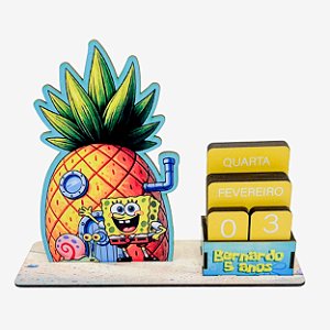 Calendário Permanente Bob Esponja