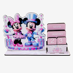 Calendário Permanente Circo da Minnie e do Mickey