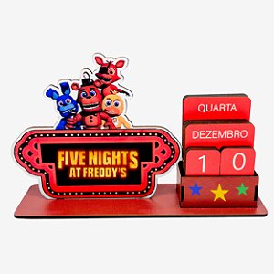 Calendário Permanente Five Nights At Freddy's