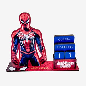 Calendário Permanente Homem Aranha