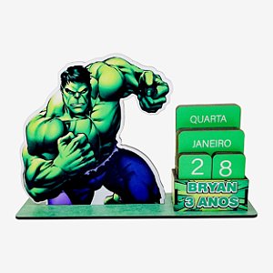 Calendário Permanente Hulk