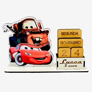 Calendário Permanente Carros Cru