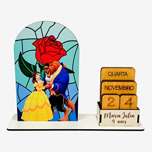 Calendário Permanente Bela e a Fera Cru