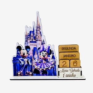Calendário Permanente Disney 50 Anos Cru