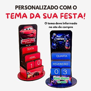 Calendário Permanente de Mesa