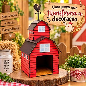 Celeiro Decorativo 2 Andares em MDF