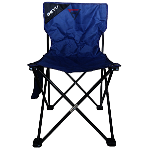 Banqueta Articulada Deyu Azul Com Encosto