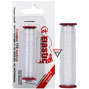 Elástico Branco Fixa Isca 110M