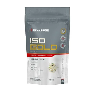 ISO GOLD REFIL - 1,8kG BAUNILHA - WHEY PROTEIN PREMIUM CELLGENIX
