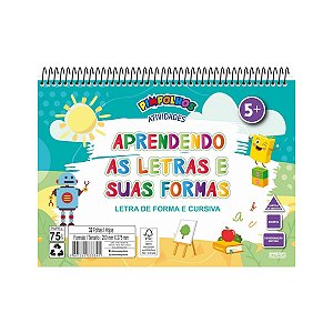 Caderno De Atividades Aprendendo Letras De Forma E Cursiva 32 Fls - São Domingos