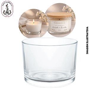 Pote de Vidro Patê para Vela 155ml - (UN)
